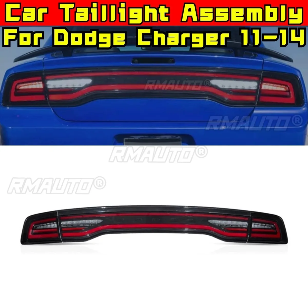 

For Dodge Charger 2011-2014 LED Daytime Running Light Waterproof Fog Lamp Car Taillight Assembly 57010415AF 57010414AF