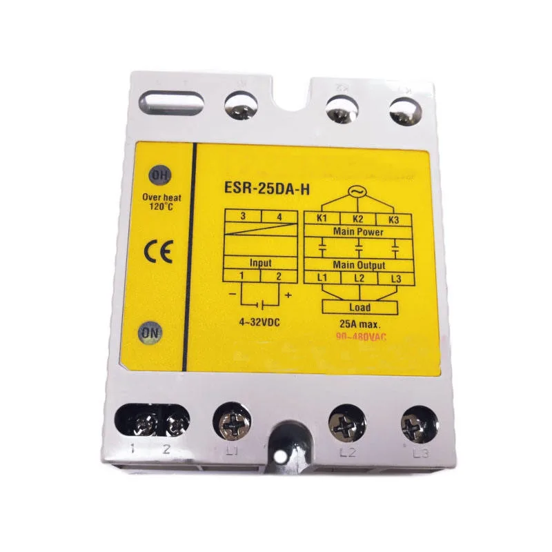 

New Original ESR-25DA ESR-40DA ESR-60DA ESR-80DA ESR-100DA ESR-25DA-H ESR-40DA-H Three-Phase Solid State Module