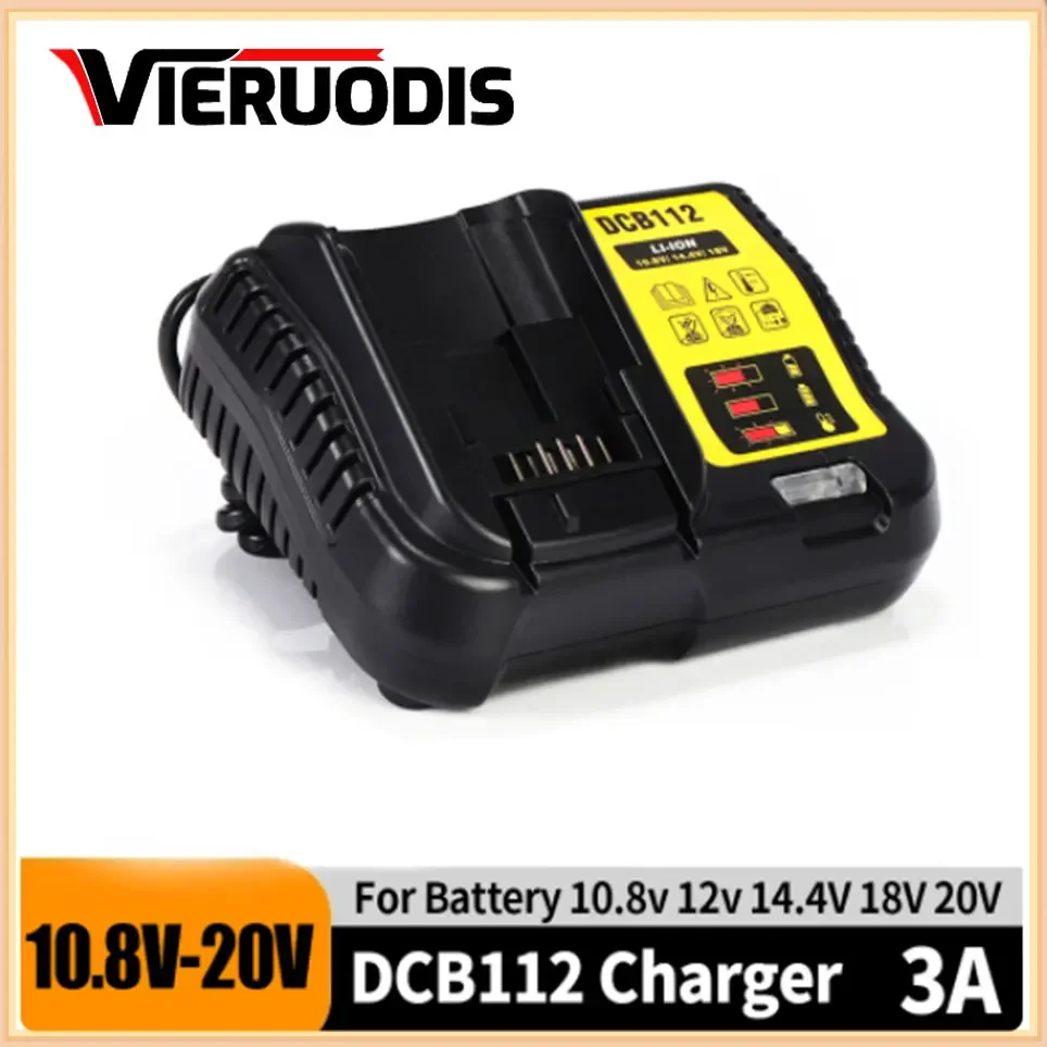 

for Dewalt DCB112 Battery Charger for Dewalt Battery 10.8V 12V 14.4V 18V 20V DCB200 DCB101 DCB115 DCB107 DCB105 DCB140 &DCB112