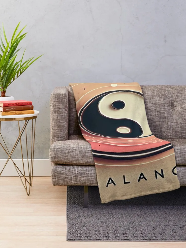 Universal Balance: Yin and Yang Throw Blanket Warm Hair Blankets