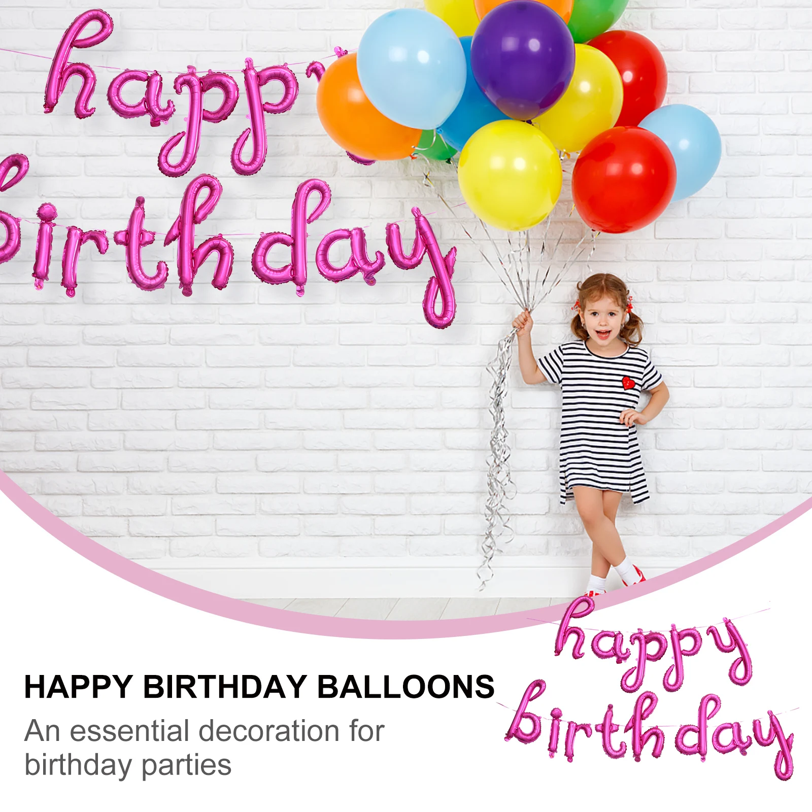 

1 set Balloon Set Supplies Decorative Balloons s Background Ornament Party Balloons Birthday Decoration Balloon Set For