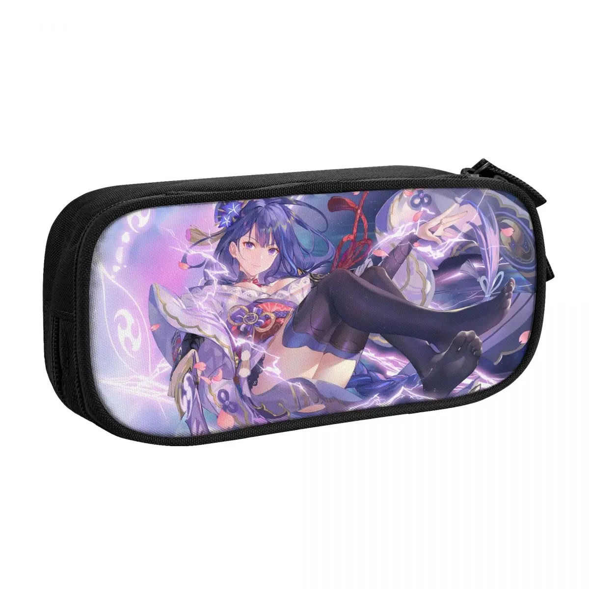 

Anime Genshin Impact Big Capacity Pencil Pen Case Office College School Large Storage Bag Pouch Holder Box Organizer