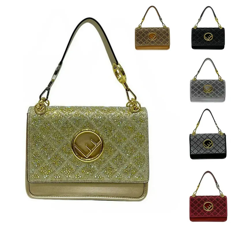 

Luxury Designer Cross Women's Bag 2026 New High-Grade Shoulder Slung Handbag Studded Fashion Personality French Square Small Bag