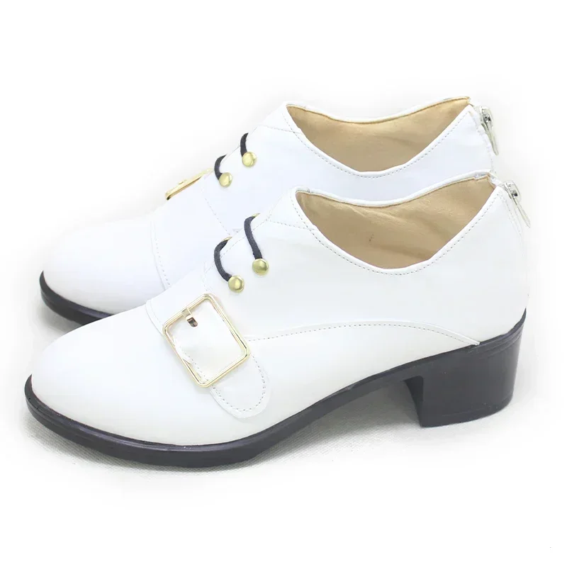 Cossun nijisanji vtuber luxiem shu yamino cosplay sapatos botas anime jogo um aniversário fantasia sapatos brancos feminino masculino jogo