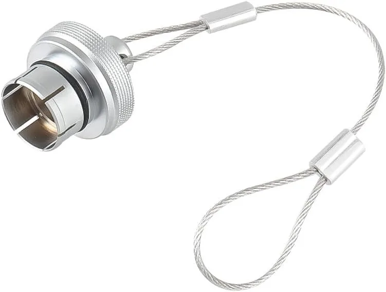 Industrial Protective Cover Dust Cap for LEMO 00B 0B 1B 2B Connectors Metal Retention Wire IP68 2/3/5/10PCS