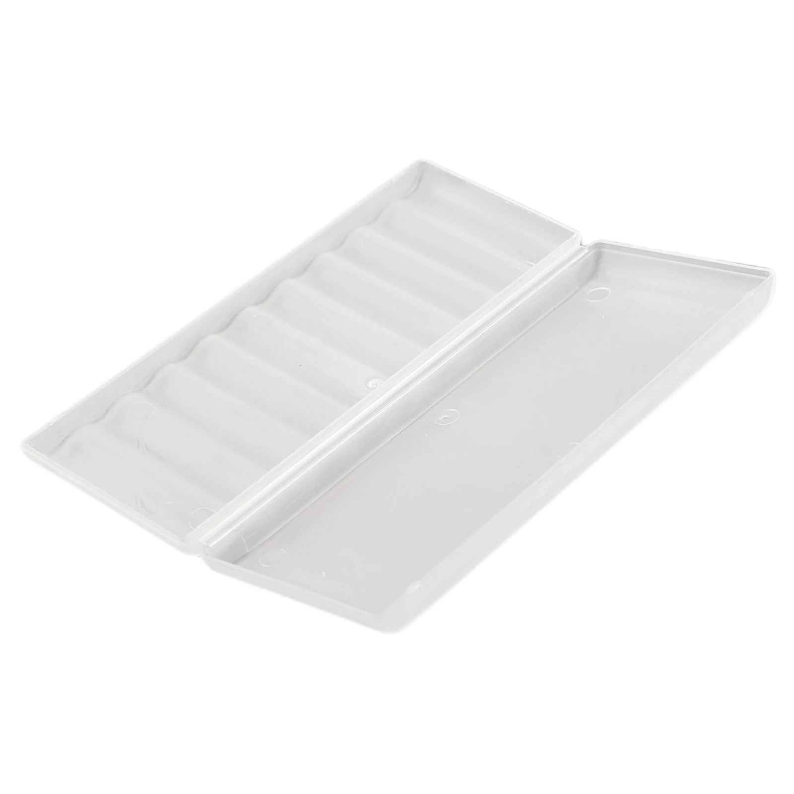 Hard-Shell PP Battery Case for 10 AA or 10 AAA Batteries Featuring Molded Construction Stability and Repeated Use