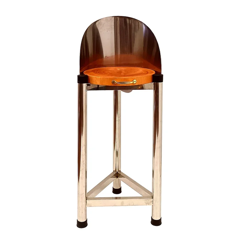 

Stainless steel cutting board rack, floor-to-ceiling, with golden sandalwood cutting board cutting board circumference