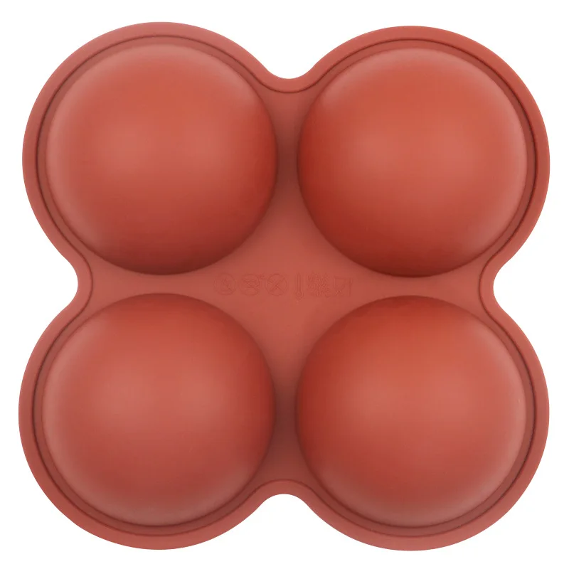 Half Sphere Silicone Soap Molds, Bakeware Cake Decorating Tools, Pudding Chocolate Fondant Mould, Ball Biscuit Baking Mould