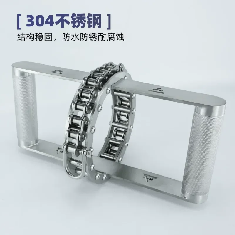 for Big Seven Stainless Steel H Shaped Stretch Handle High Pull Down Low Pull Sitting Rowing Handle Strength Equipment