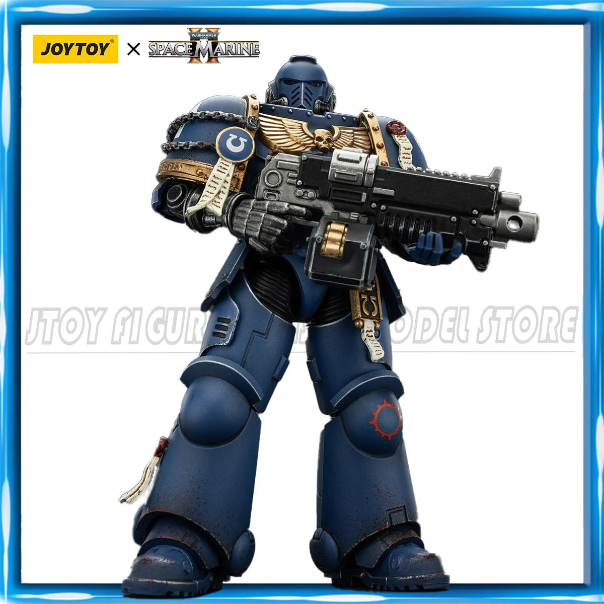 

JOYTOY Warhammer40K 1/18 Space Marines Action Figure Ultramarines Brother Chairon Collectors Edition figures Toys