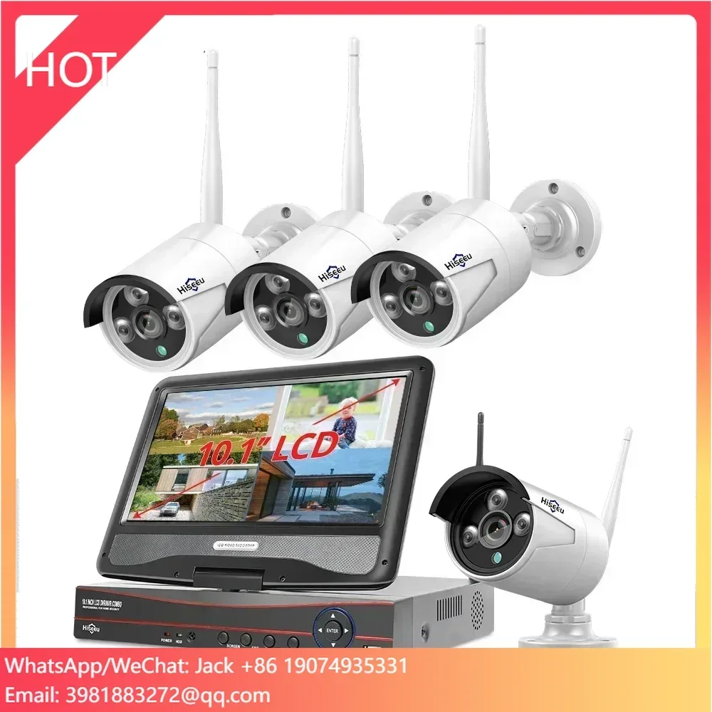 

Wholesale 10 Inch LCD Nvr Kit Outdoor Cctv Wifi Home Camera Security System Wireless