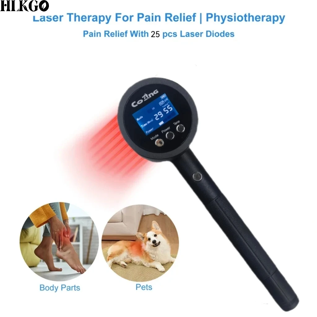 

Мощный лазерный терапевтический аппарат для животных 1295 мВт - длины волн 650 нм и 808 нм для облегчения боли в мышцах и суставах у собак и кошек