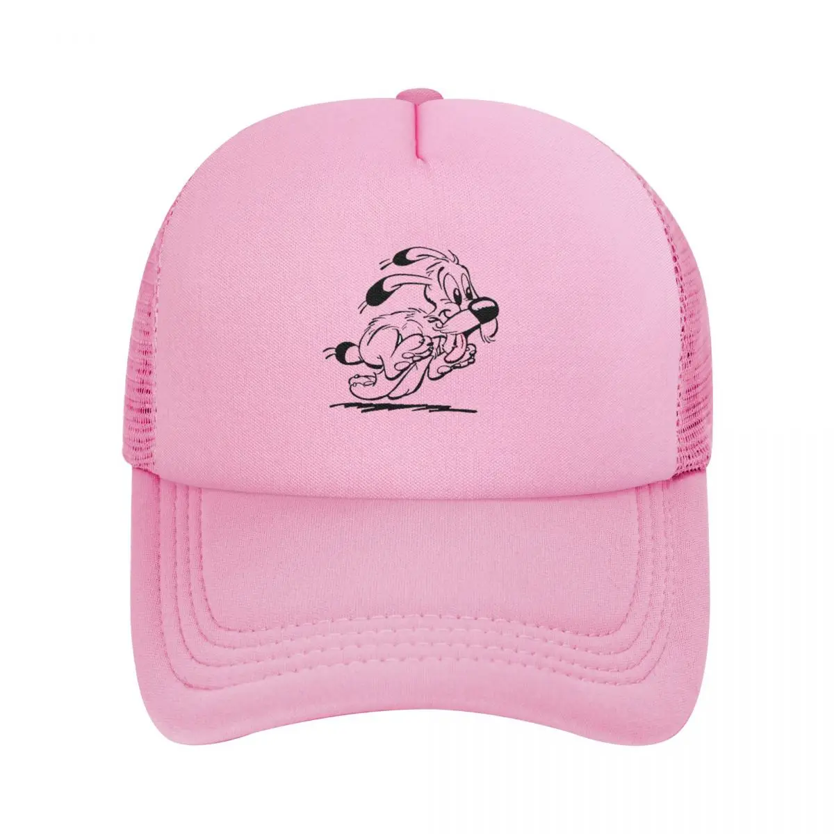 Asterix And Obelix Dogmatix Ideafix Obelix Dog Mesh Baseball Caps Snapback Baseball Hats Casual Casquette For Men's And Women's