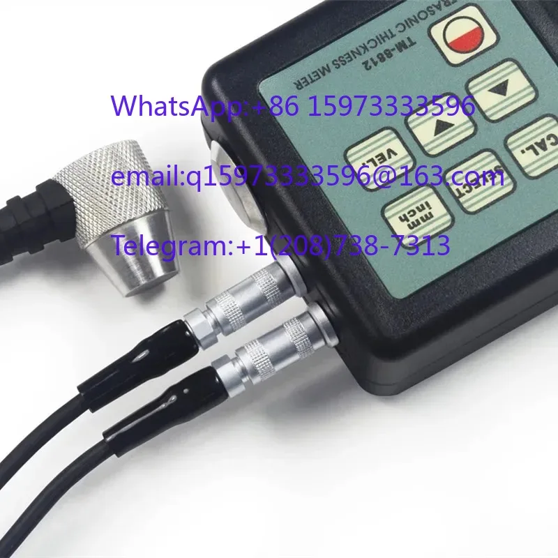 PLS-TM-8812C Digital Ultrasonic Thickness Meter for Metal, Glass, Plastic, and Ceramic Material Measurement