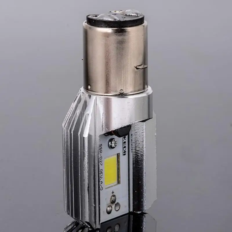 H6 BA20D DC 8V-80V 8W 6500K COB LED motocicleta haz alto/bajo bombilla de faro bombillas blancas para motocicleta, nuevos LED y ocultos