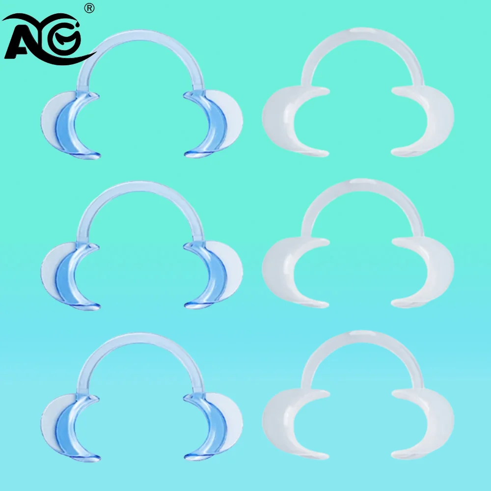 

20Pcs AG C Shape Mouth Opener Mouth Gag Dental Tools Cheek Retractor Mouth Spreader Lip Oral Clean Opener Dentist Materials