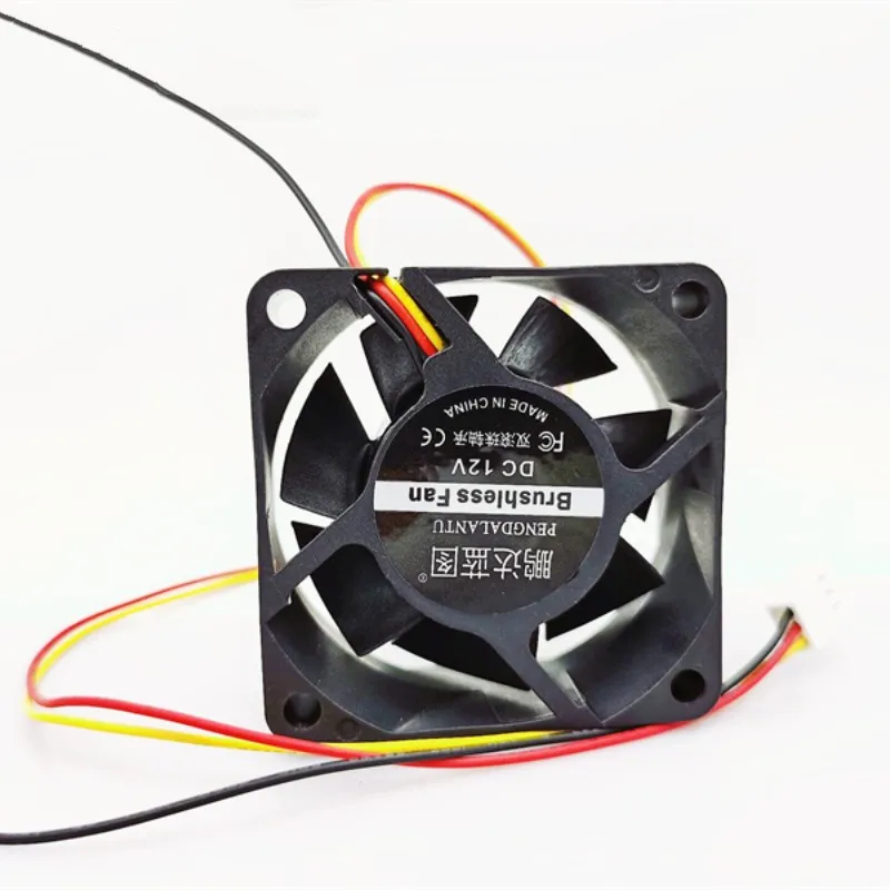 Ventilador CPU PWM 60mm 12V Doble Rodamiento de Bolas 6025 - imagen 2