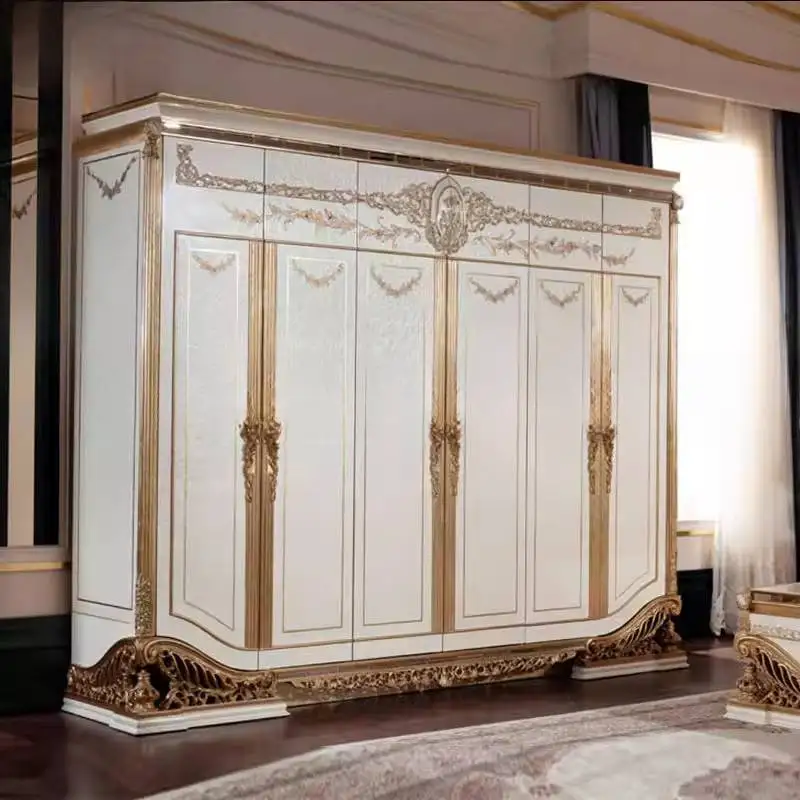 Long Modern Wardrobes Closet Wooden Doors Small Saving Drawers Wardrobes Storage Space White Guarda Roupas Furniture For Home