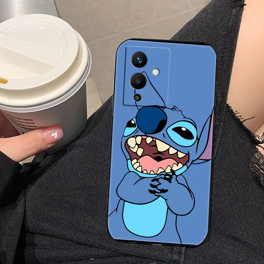 Cartoon Disney Cute Lilo Stitch Cover Phone Case For Infinxi NOTE 40 30 12 11 10 8I 87 TECNO POVA 2 4 5 6 GT 20 Case Funda Coque