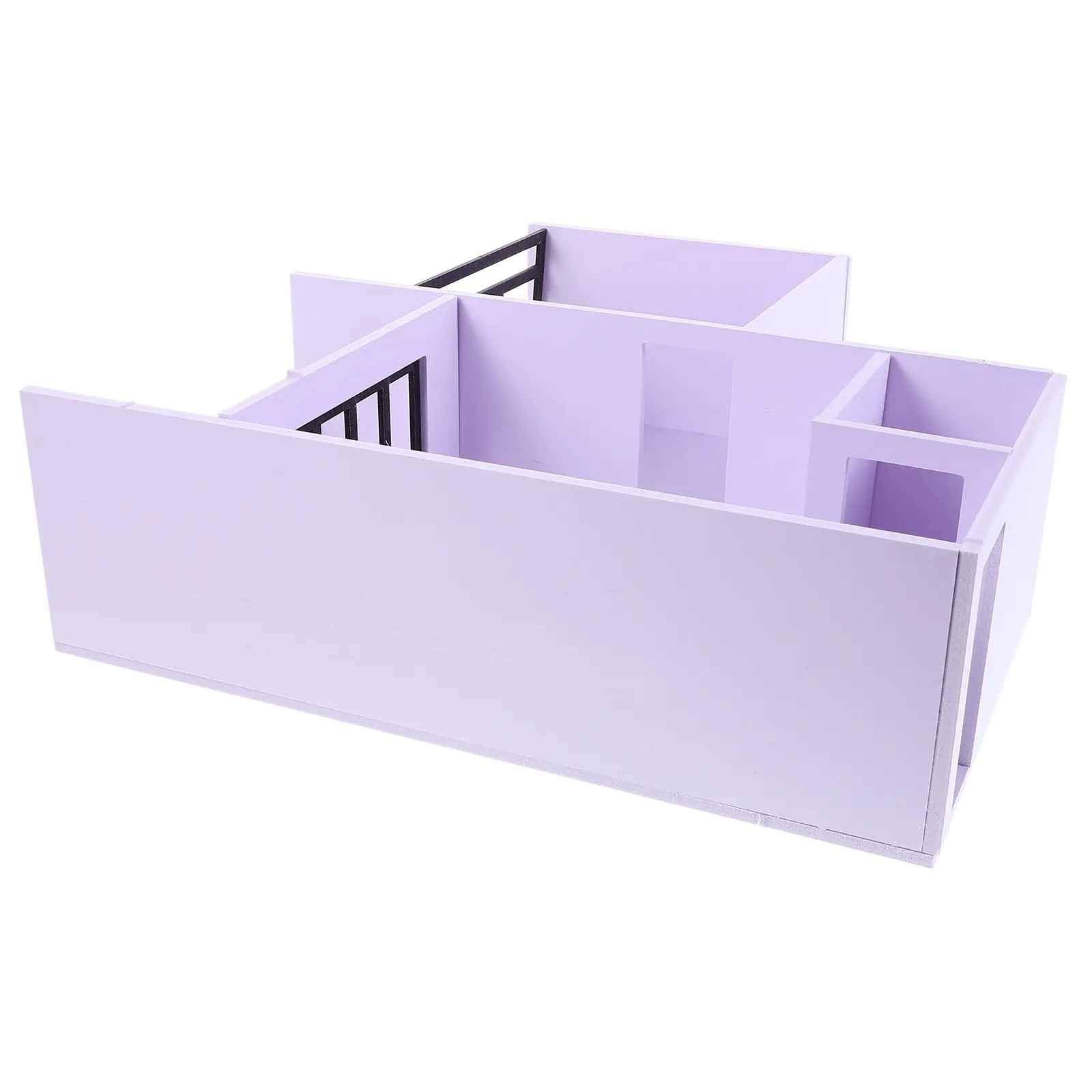 

Масштабный архитектурный набор для песочницы 1:25: Комплект для создания макета квартиры, миниатюрные строительные материалы, неокрашенная 3D-основа для макета