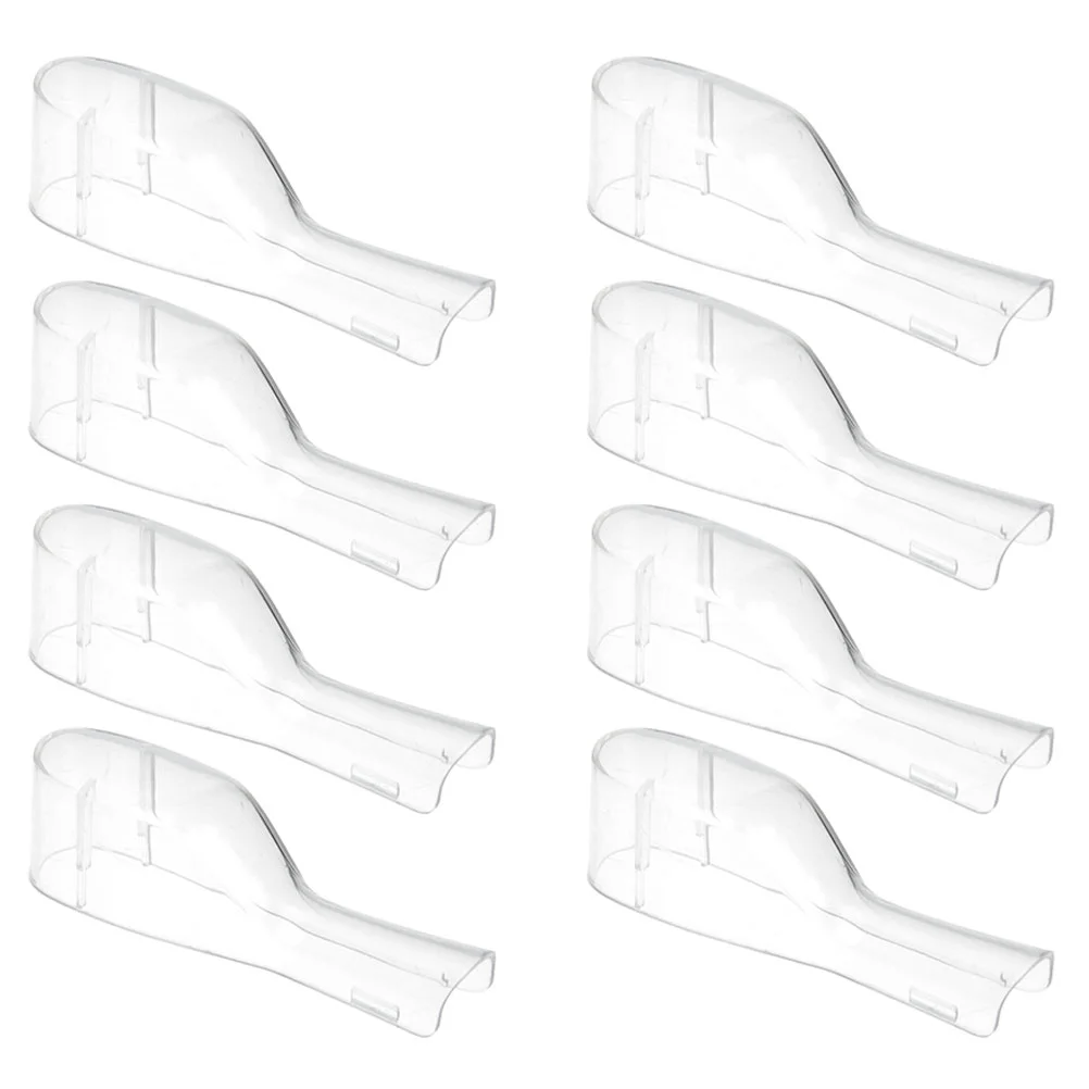 

8 Pcs Toothbrushes Head Dust Cover Electric Caps Bracket Transparent Covers for Travel