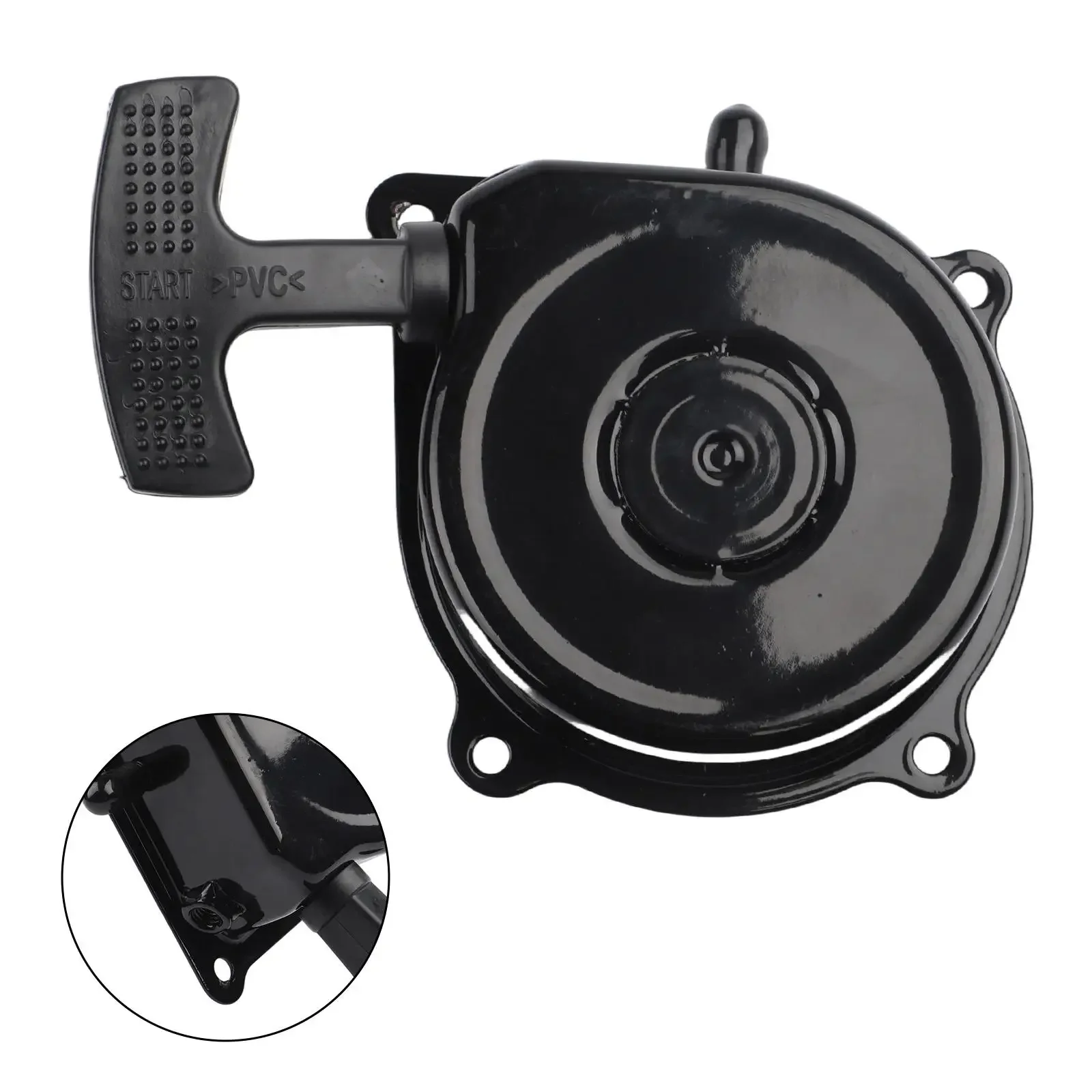 Kit de montagem de partida por recuo em liga de alumínio, compatível com Suzuki Quadrunner 50 LT50 LT-A50 2x4 1983-1987, 1 peça