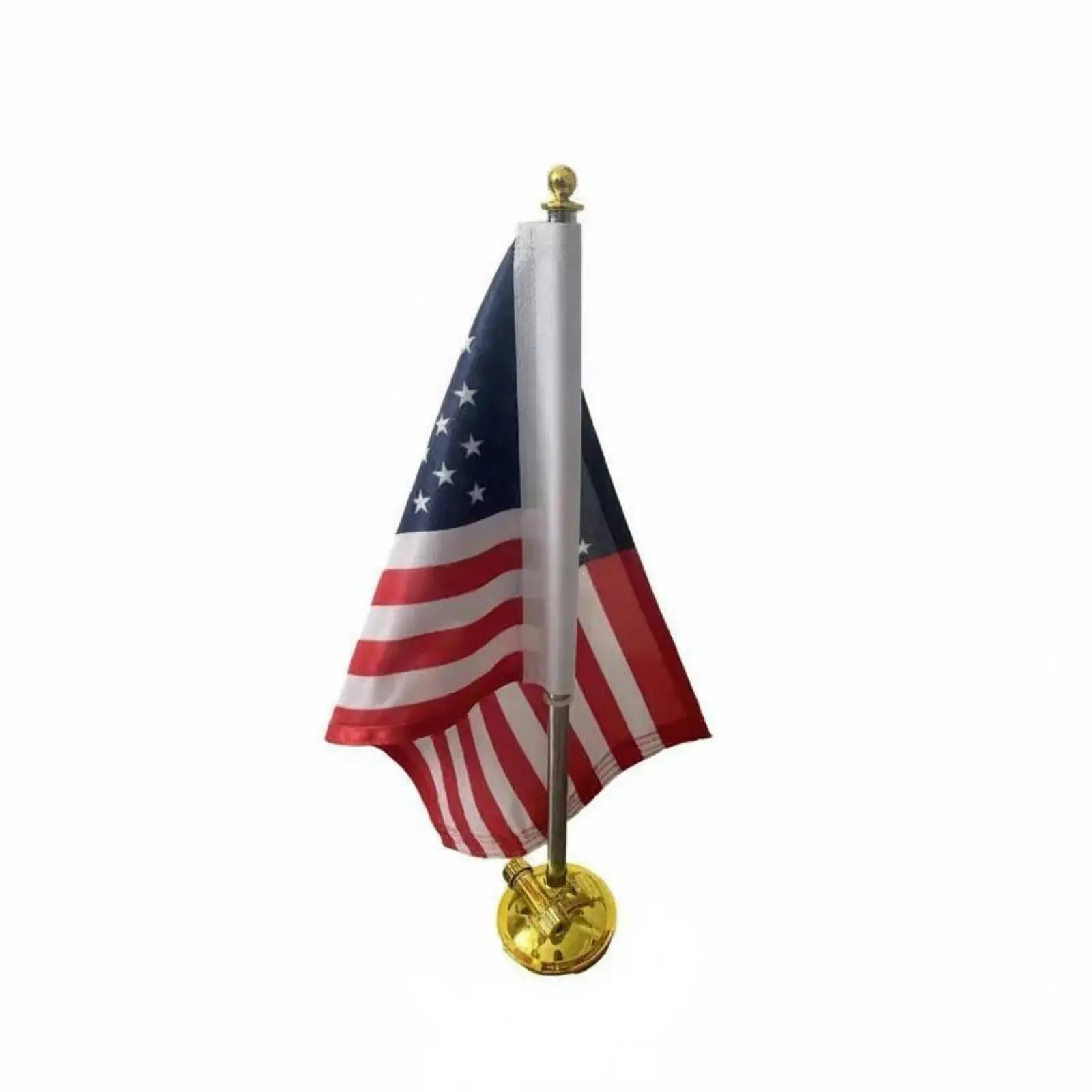 Industrial Flag Suction Cup Mount Adjustable Car Banner Flag Pole for Parade Auto Display Flag Custom Design