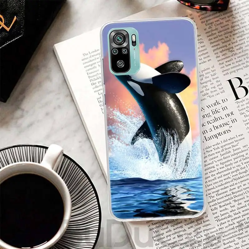 Sea Orcinus Orca Cover For Xiaomi Redmi Note 13 12S 12 11 11S 10S 10 Pro Plus Phone Case 11E 11T 9 9S 8T 8 + Print Coque Redmi N