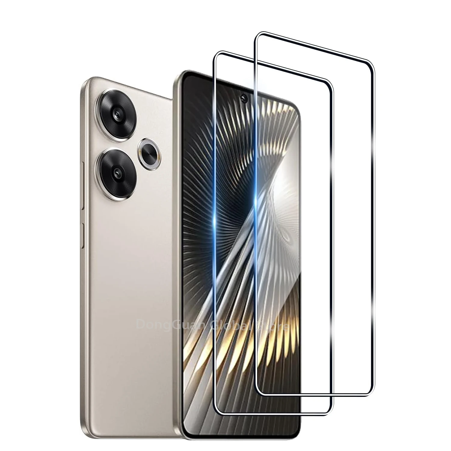 

No Hole Version For Xiaomi POCO F6 Tempered Glass Screen Protector Glass Film