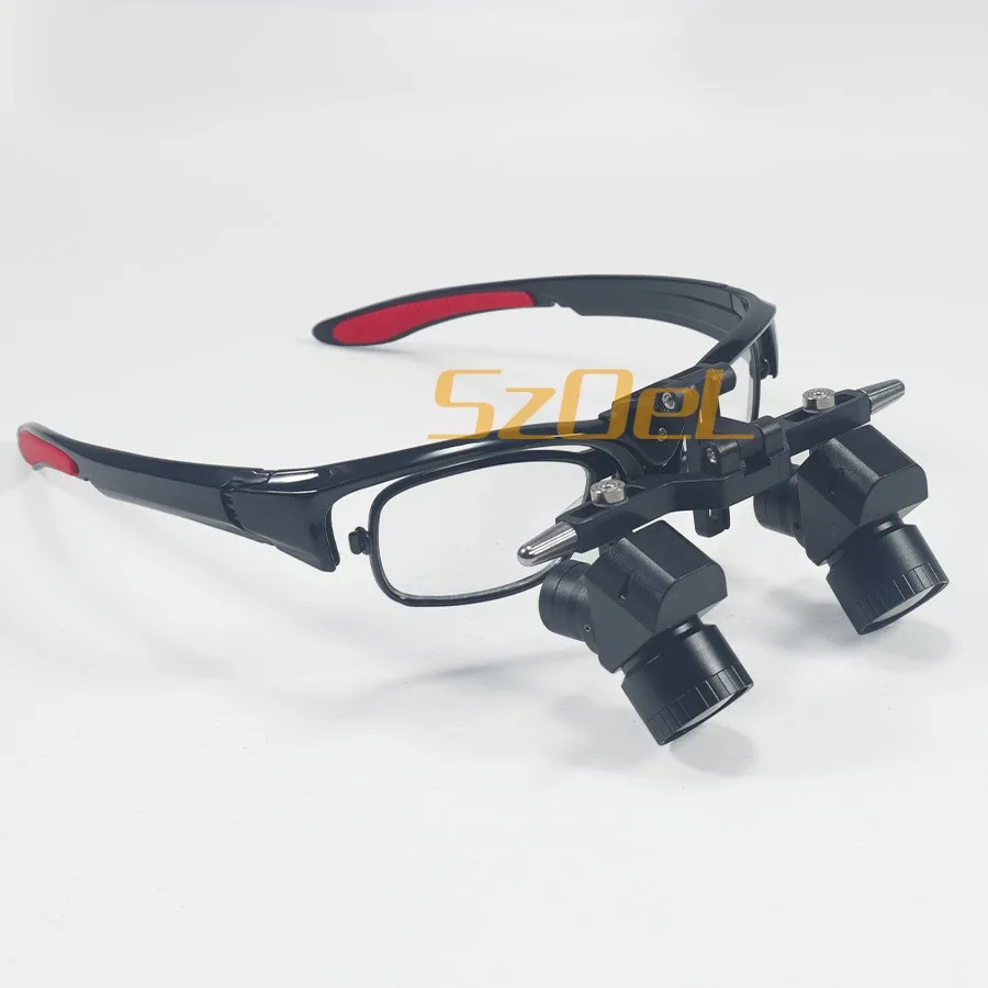 Tandheelkundige Ergo-zoomloepen, vrij instelbaar zicht, nauwkeurige vergroting van details, geschikt voor verschillende behandelingsscenario's