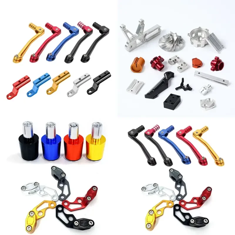 Hot-selling brake lever, folding front and rear brake lever, compatible with motorcycle, aluminum alloy CNC brake lever,