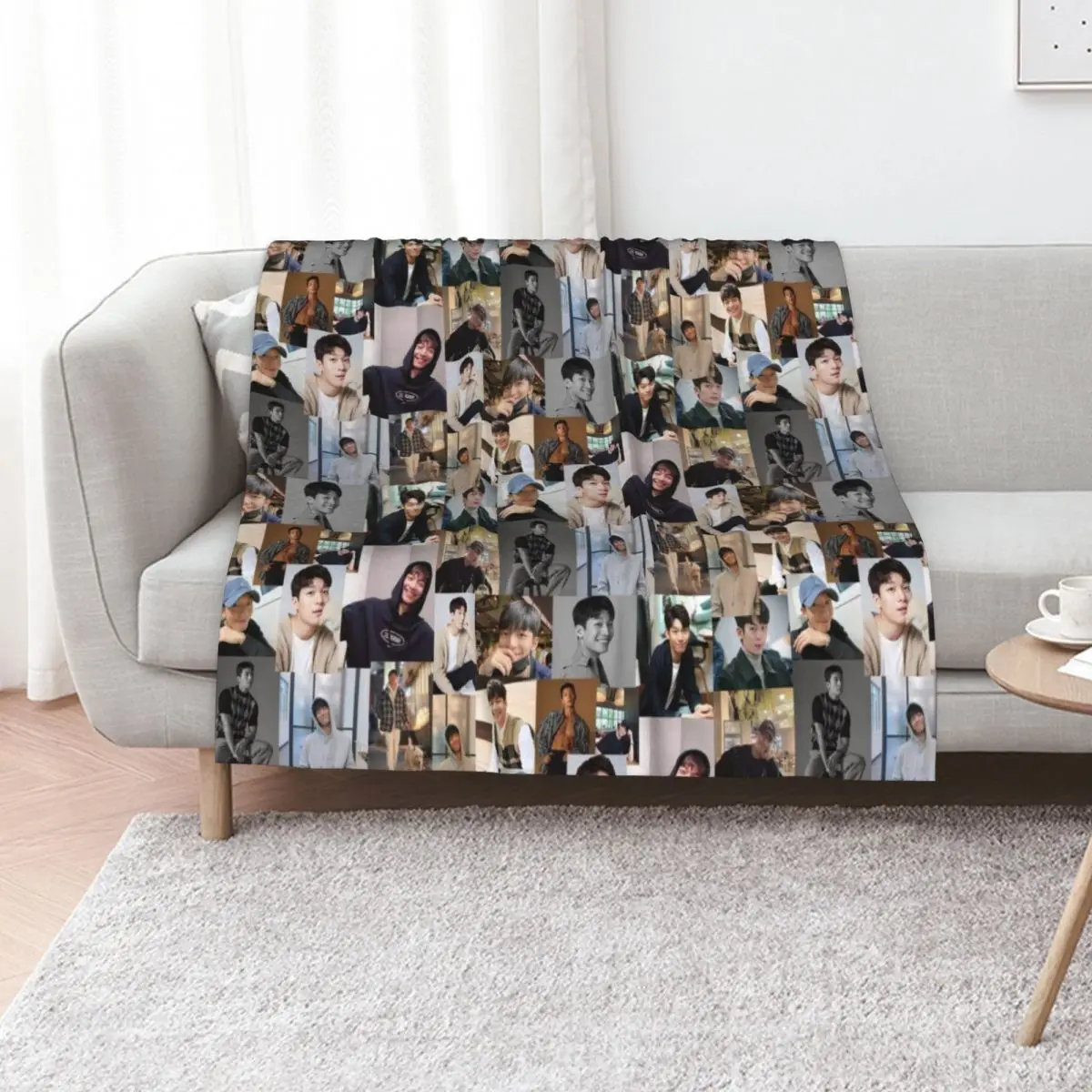 

Wi Ha-Joon Throw Blanket Multi-Purpose Decorative Sofa Sofas Bed Fashionable Blankets