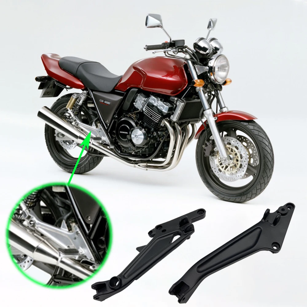 

Motorbike Aluminum Front & Rear Foot Pegs Pedals Rest Sets Mounting Brackets For CB400 1992 1993 1994 1995