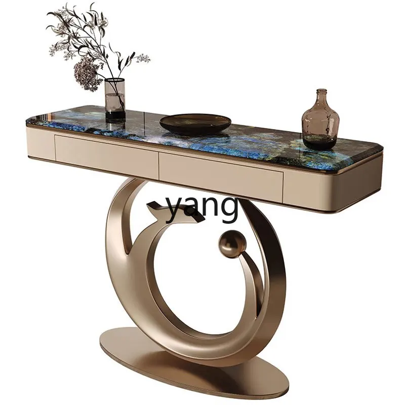 

YHM Entry Modern Simple Entrance Corridor Case End View Platform Light Luxury