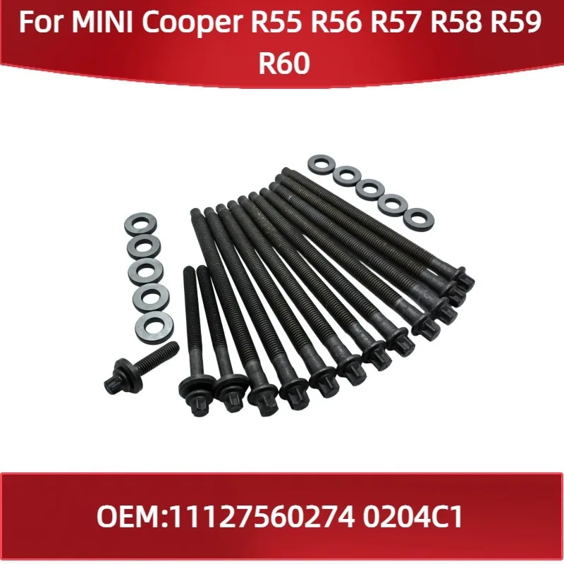 11127560274 0204C1 Car Engine Cylinder Head Screws for MINI Cooper R55 R56 R57 R58 R59 R60