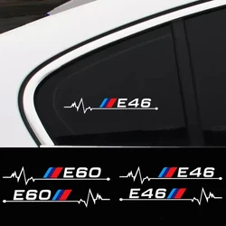 2pcs Car Windows Sticker For BMW E30 E34 E36 E39 E46 E60 E70 E87 E90 F10 F20 F30 E84 F34 F01 F02 F31 F48 F87