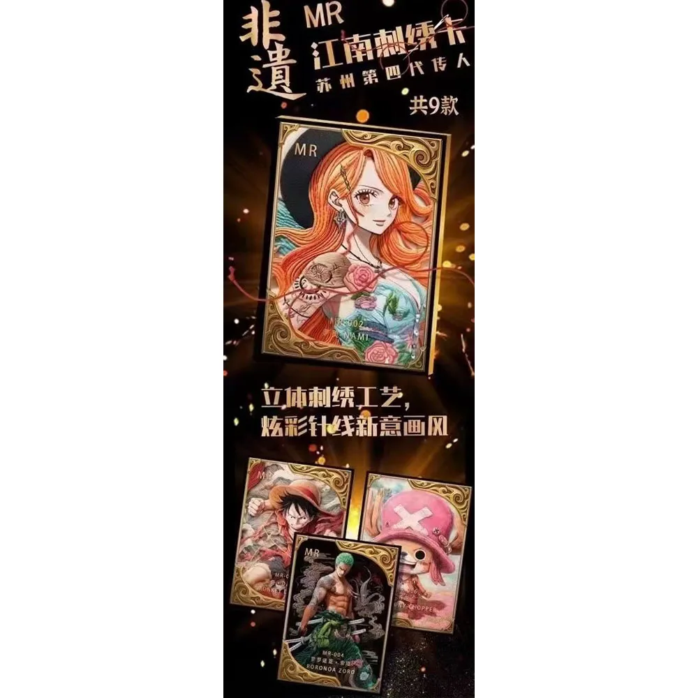 New One Piece Collection Cards Rare Booster Box Anime Luffy Zoro Nami Chopper TCG Child Birthday Gift Toy