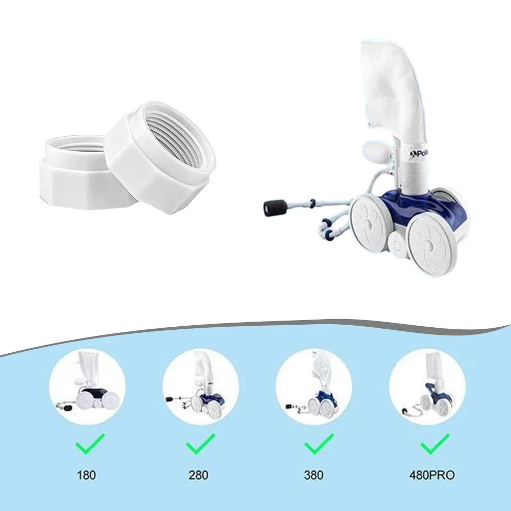 12 Pieces Inlet Hose Connector Screw Nut For 280 380 180 Pool Cleaner Compatible With 65 165 360 Cleaner Models