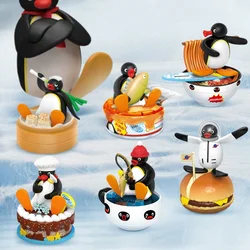 Pingu Super cute Fun Scene Series Blind Box Blind Egg Trendy Toy Cute Doll Penguin Peripheral Garage Kit Cartoon Model Ornament