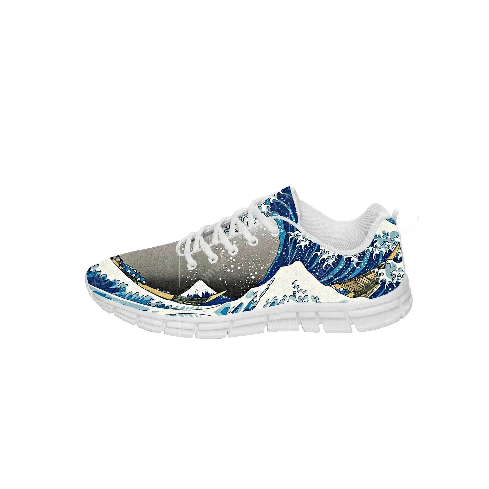 

Hokusais The Great Sports Shoes Mens Women Teenager Sneaker High Quality Printed Fashion Causal Tailor-made Fashion Couple Shoes