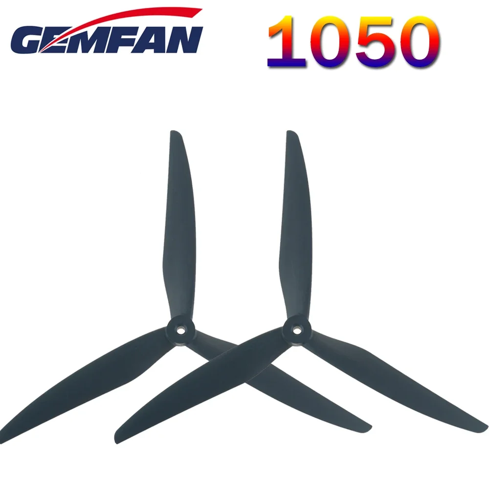 Gemfan Flash 9045/1050 3-Blad 10*5*3 PC Three bladed Propeller FPV Mark4 V2 10 inch Frame RC multi-rotors Long Range Drones DIY