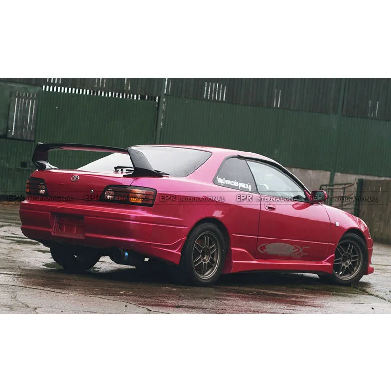 For Toyota Corolla 2 Door Coupe 94-98 Levin AE110 AE111 FRP Fiber Glass TR Style Rear Spoiler Fiberglass Boot Lid Wing Body Kit