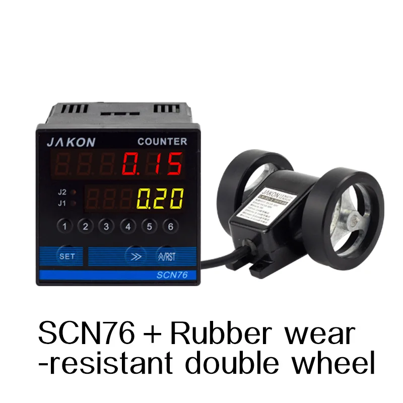 

2025 JAKON Sound and Light Integrated Alarm High-precision Roller Electronic Digital Display Edge Banding Machine Meter Counter