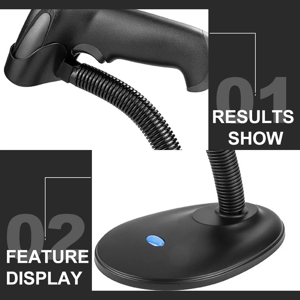 1Pcs Creative Appearance Barcode Scanner Holder Fine Craftsmanship Easy to Install Mall Scanner Holder Supermarket Supplies