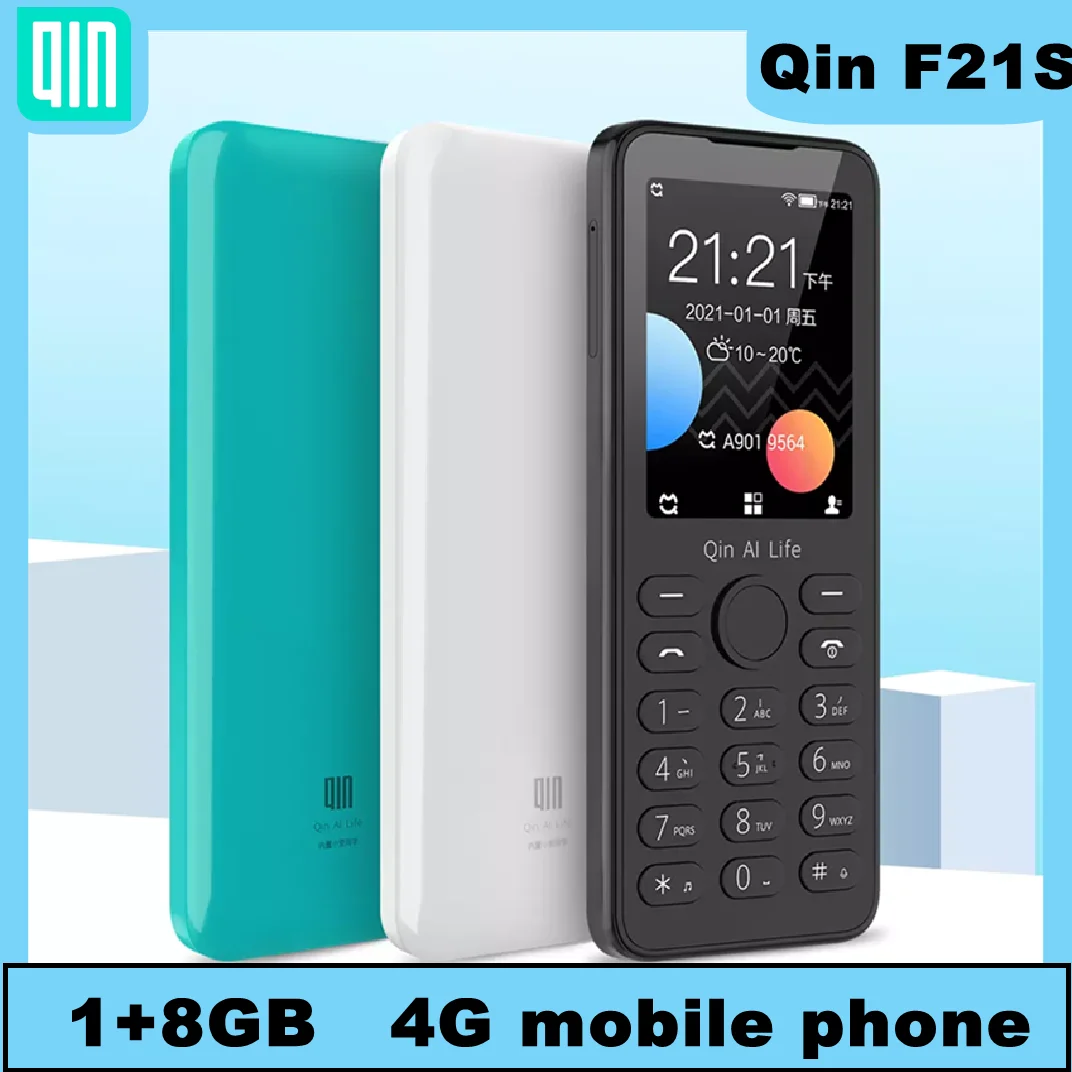 qin f21s telefone movel volte 4g rede wifi 24 polegada bt 42 infravermelho gps de controle remoto 01