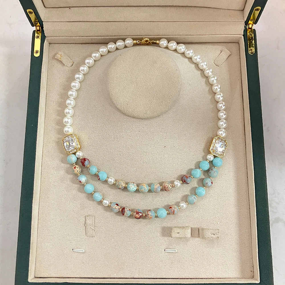250506N Diy Beaded Necklace for Women Please Note:Gift box is not included in the price Party Accessory Unique Jewellry