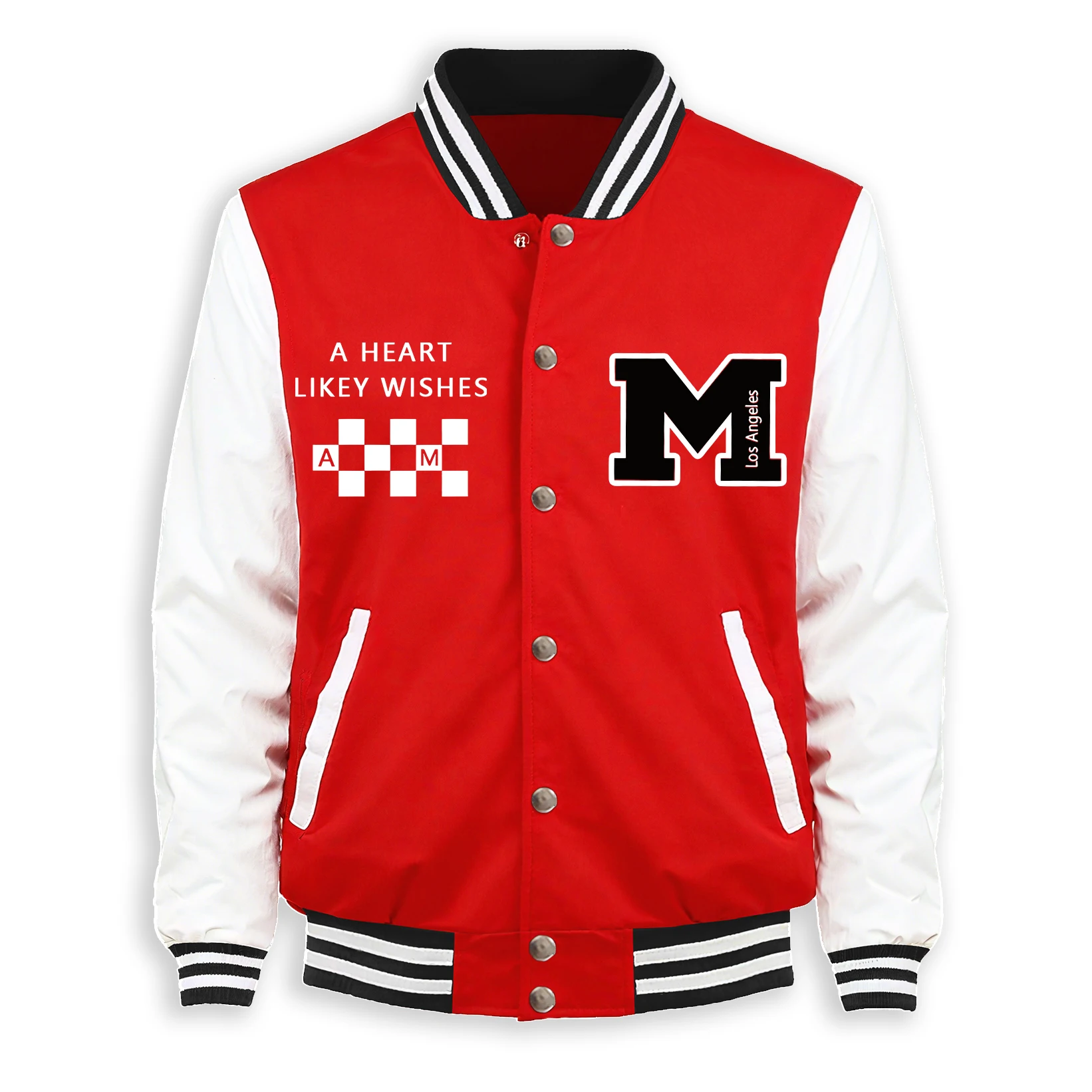 

Мужская бейсбольная майка с принтом США Art Letter M, модная флисовая уличная одежда в стиле хип-хоп, осенняя повседневная одежда, свободные куртки унисекс