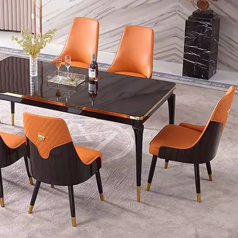 Set Of 2 Nordic Dining Chairs Designer Modern Aesthetic Comfortable Dining Chairs Luxury Ergonomic Chaises Home Furniture