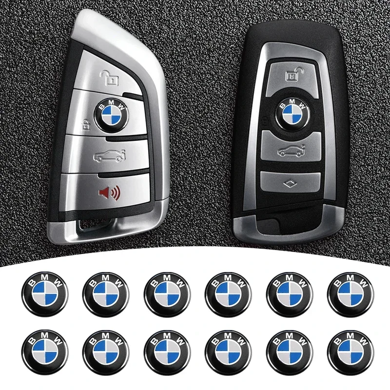 11/14mm Car Remote Control Key Badge Stickers For BMW F07 F34 F10 F20 F48 F39 F30 F25 F26 F15 F16 F22 F32 E90 E92 E70 E71 E46 E6