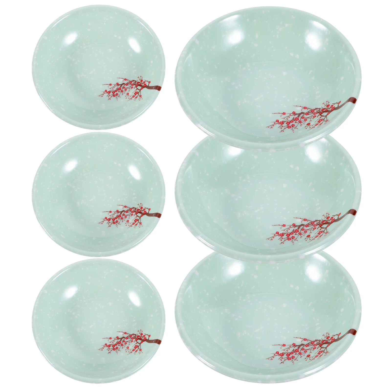 

6pcs Melamine Sauce Plates Dishes Containers Seasoning Dish Dipping Restaurant Bar Catering Tableware Environmental